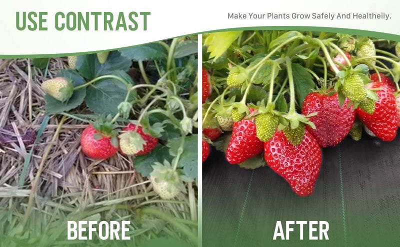 LGJIAOJIAO 3ftx50ft Weed Barrier Landscape Fabric Heavy Duty，Weed Block Gardening Ground Cover Mat, Weed Control Garden Cloth ，Woven Geotextile Fabric for Underlayment，Commercial Driveway Fabric - Image 5