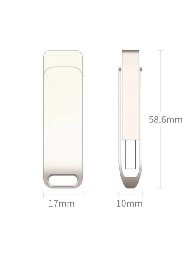 A lined notebook with a soft-touch hard cover, a stainless steel pen, and a USB flash drive. It has a modern and elegant design and makes a suitable gift. - Image 2