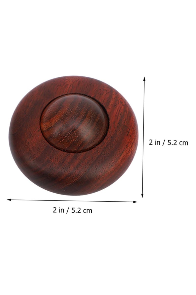 CMGTYYD Portable Handheld Wooden Shiatsu Toy for Deep Tissue Relaxation, Anxiety, Stress, Irritability, Quiet Stress Reduction Smooth Shiatsu Tool Wooden Sensory Unwind Toys - Image 2