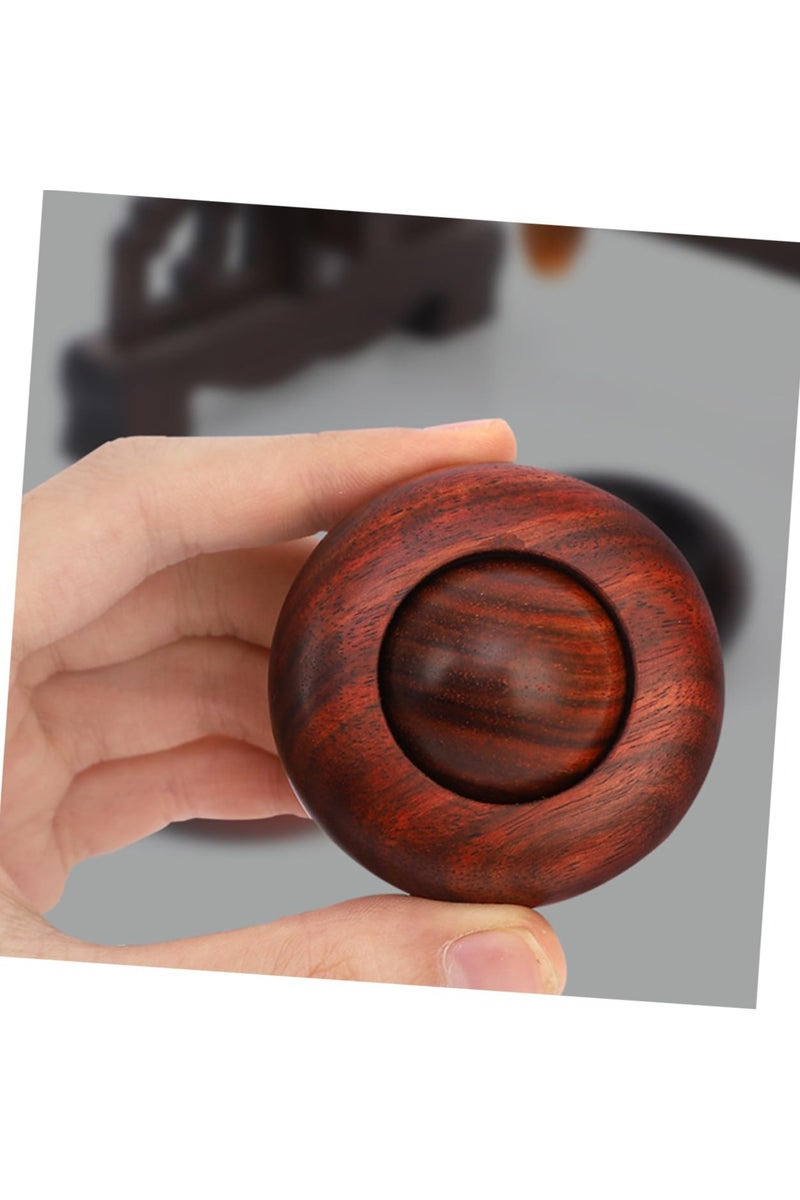 CMGTYYD Portable Handheld Wooden Shiatsu Toy for Deep Tissue Relaxation, Anxiety, Stress, Irritability, Quiet Stress Reduction Smooth Shiatsu Tool Wooden Sensory Unwind Toys - Image 5