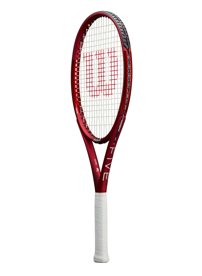 Wilson  Triad Five Tennis Racket, 16x20, Adults, Intermediate/ Advanced - Red  | Best Price UAE