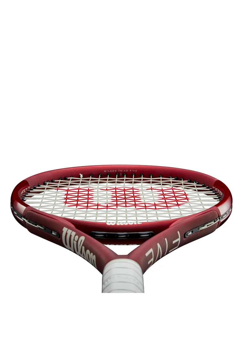 Wilson  Triad Five Tennis Racket, 16x20, Adults, Intermediate/ Advanced - Red  | Best Price UAE