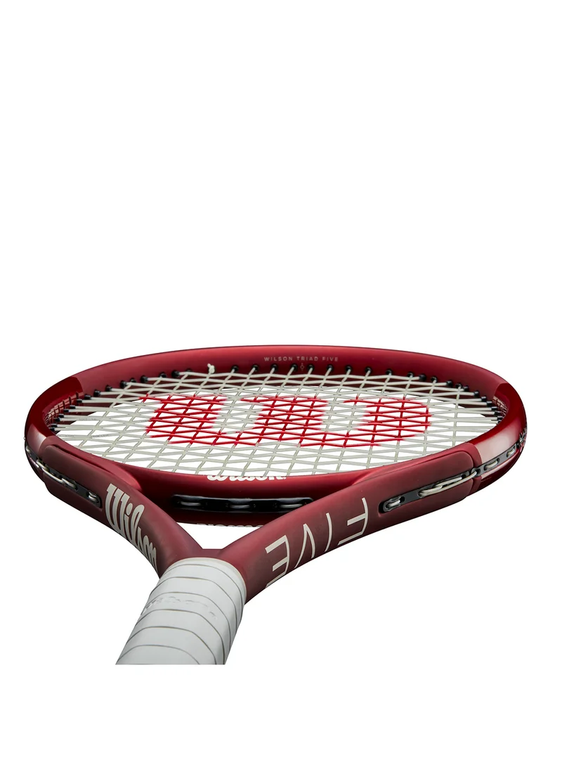 Wilson  Triad Five Tennis Racket, 16x20, Adults, Intermediate/ Advanced - Red  | Best Price UAE