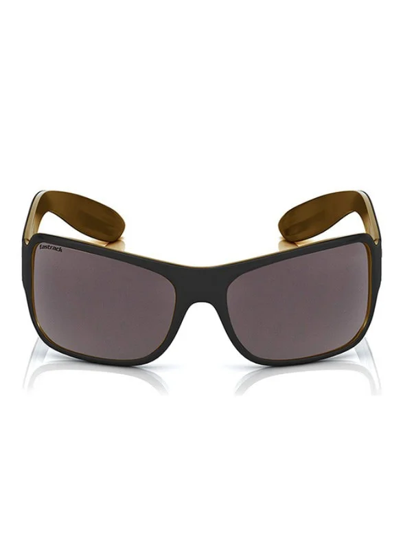 fastrack Black Wraparound Men Sunglasses (P117BK2|62)