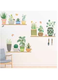 Y&D Tropical Art Fresh Leaf Self-Adhesive Removable Wall Stickers Perfect For Bedroom Corner Skirting In Living Room  - Image 1