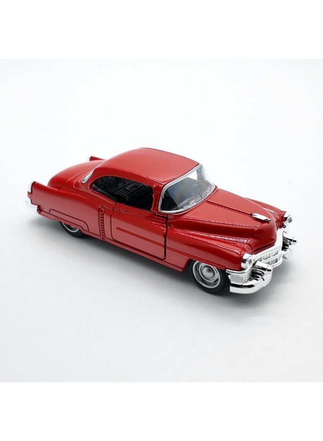HALAMODO 1:32 Scale Alloy Simulated Sports Classic Car Model, Pull-Back Alloy Car Model Toy , Openable Doors, Exquisite Toy Metal Car Model, Vintage Sports Alloy Collection Toy Car Ornament, Ideal Birthday Party Gift For Boys And Girls, For Collection And Display, Red , 12.5*4.6*4.3 cm - Image 4