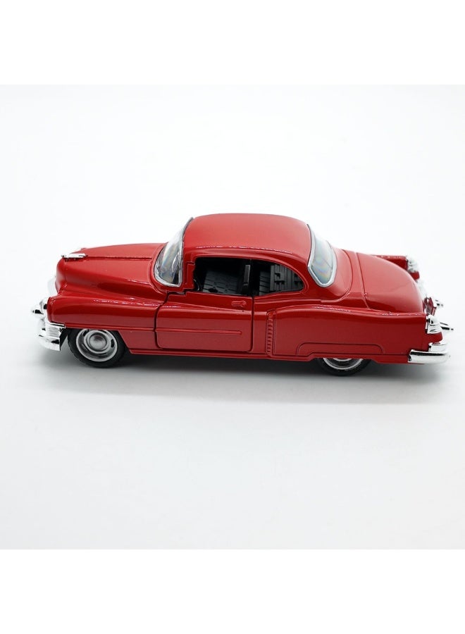 HALAMODO 1:32 Scale Alloy Simulated Sports Classic Car Model, Pull-Back Alloy Car Model Toy , Openable Doors, Exquisite Toy Metal Car Model, Vintage Sports Alloy Collection Toy Car Ornament, Ideal Birthday Party Gift For Boys And Girls, For Collection And Display, Red , 12.5*4.6*4.3 cm - Image 3