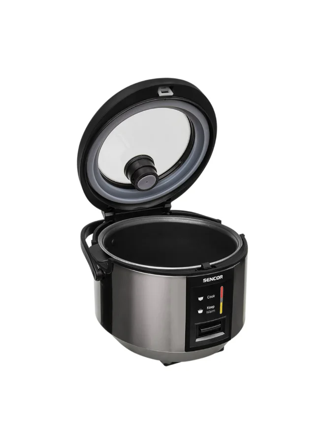 Sencor 830W Rice Cooker Silver and Black 1.8 Liter  23 x 28 x 32 cm JAHSRM41008398