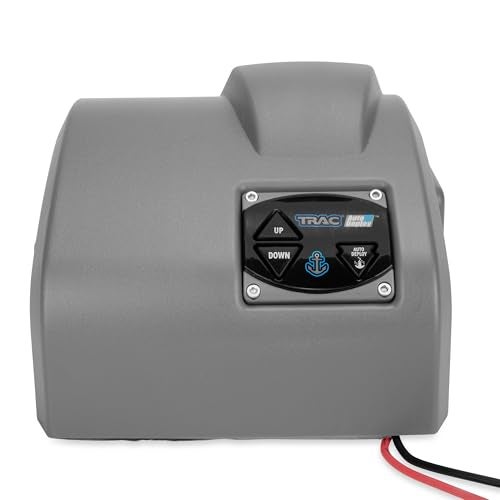 Trac Outdoors Deckboat 40 AutoDeploy-G3 Electric Anchor Winch - Anchors Up to 40 lb. - Includes 100-feet of Pre-Wound Anchor Rope with Use (69005), Gray - Image 4