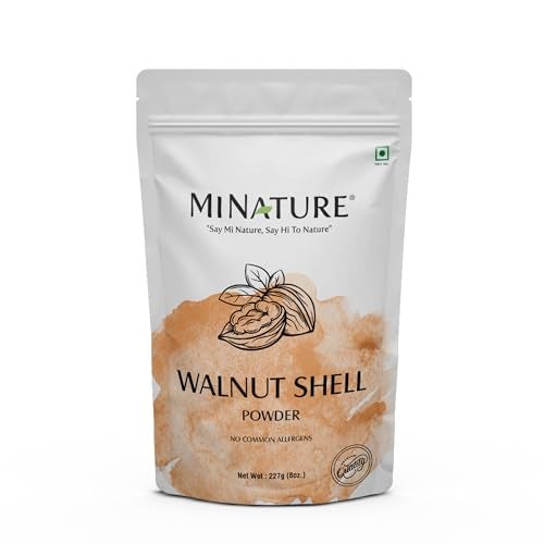 minature Natural Walnut Shell Powder with Resealable Zip Lock Pack No Silica and Any Artificial Additives for Homemade Natural Scrub 227g 12lbs 8ozpackaging may vary - Image 2