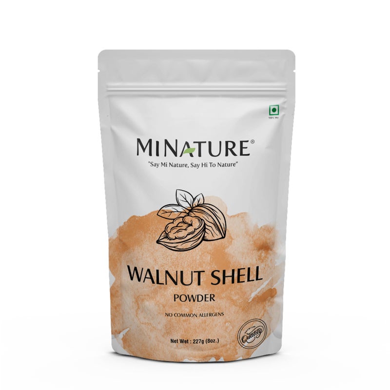 minature Natural Walnut Shell Powder with Resealable Zip Lock Pack No Silica and Any Artificial Additives for Homemade Natural Scrub 227g 12lbs 8ozpackaging may vary - Image 3