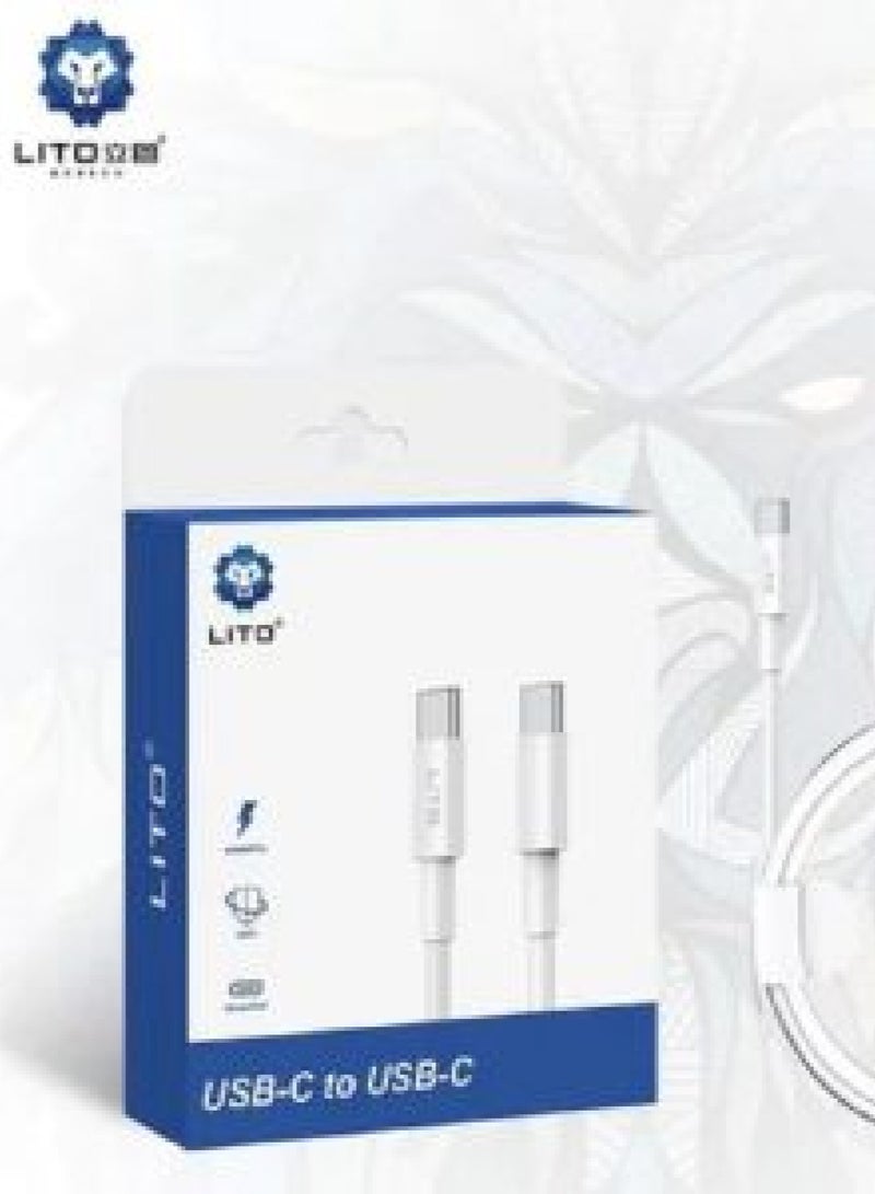 LITO PD Fast Charger Cable 200cm - 100W