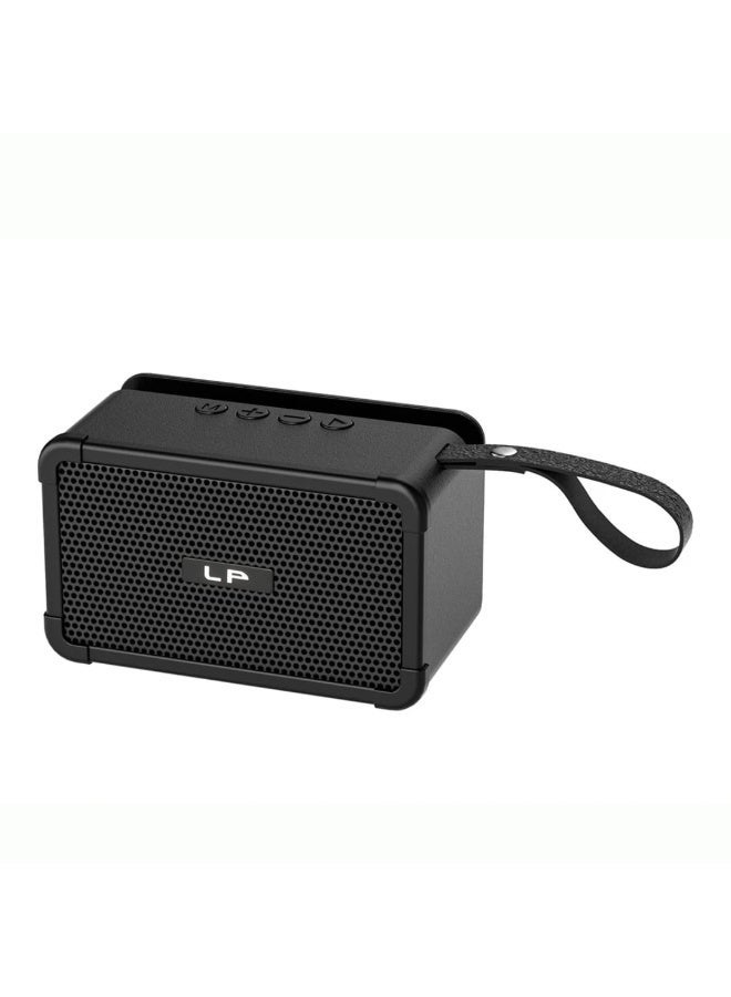 ال بي مكبر الصوت المحمول من الذي يجمع بين التصميم العصري الجذاب والتقنيات الصوتية المتقدمة. رفيقك المثالي في كل مكان  لون اسود - Image 3