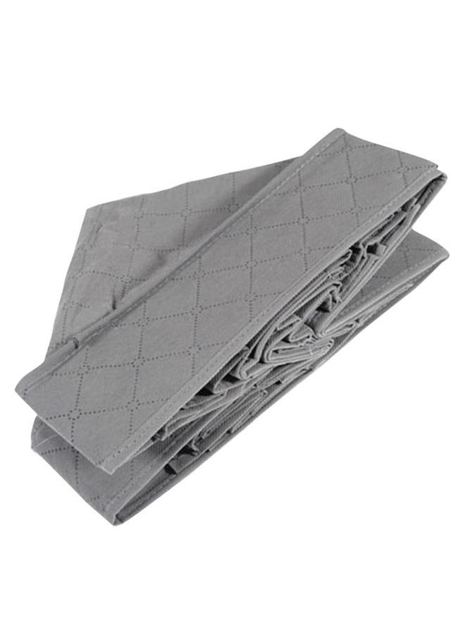 Generic Foldable Undergarments And Socks Storage Box One Size Grey，for Socks and Lingerie Dark Grey Cube Storage Bins for Closet and Dresser Organization  - Image 4