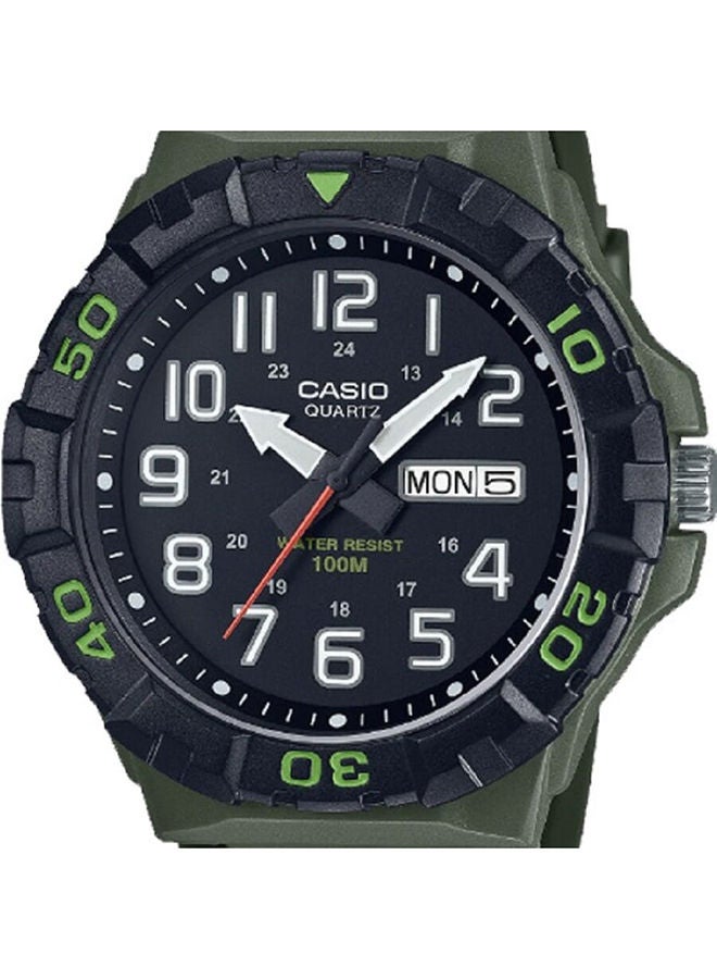 CASIO Men Watch Analog Black Dial Resin Band MRW-210H-3AVDF - Image 3