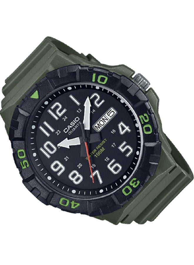 CASIO Men Watch Analog Black Dial Resin Band MRW-210H-3AVDF - Image 2