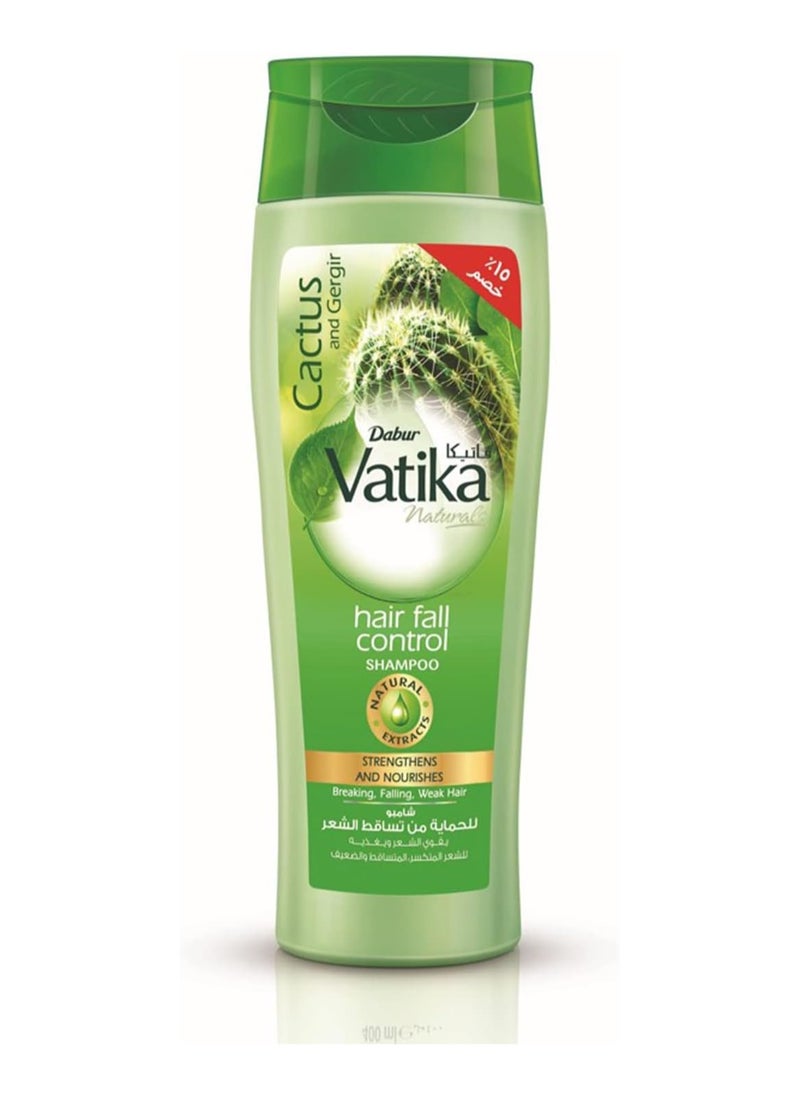 VATIKA Vatika Naturals Shampoo Hair Fall Control Cactus & Gergir - 180 ML 