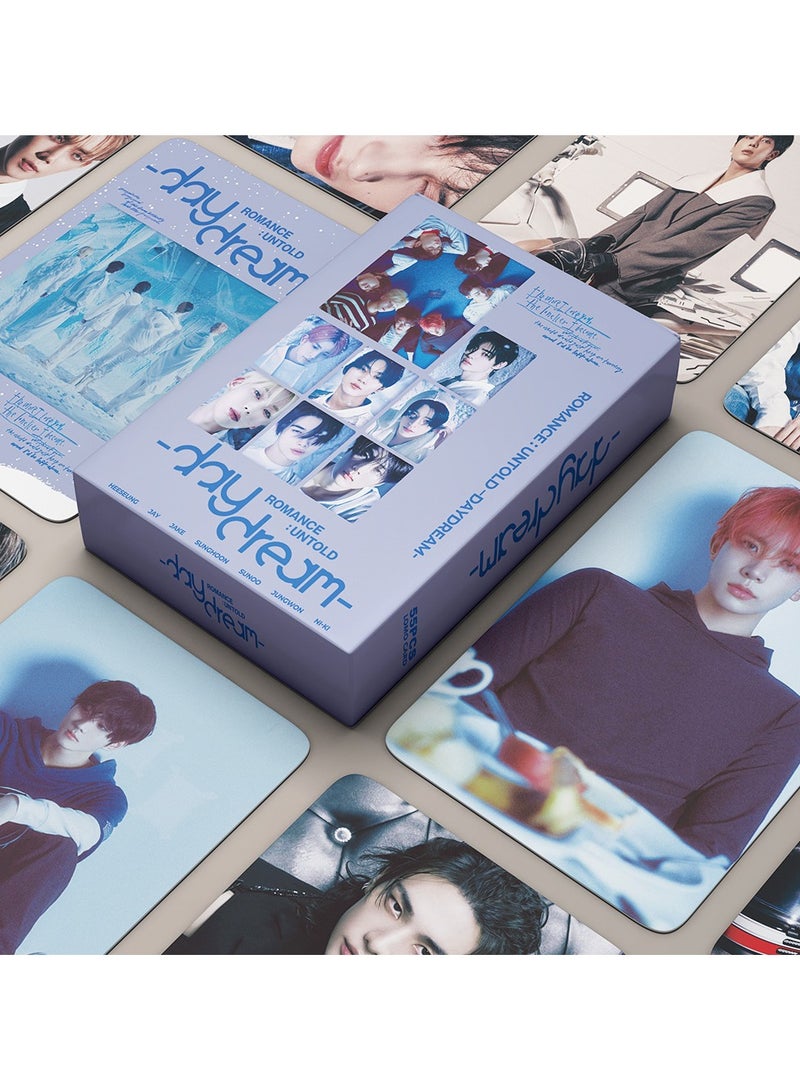 NIBEMINENT 55 Pcs Kpop Enhypen ROMANCE:UNTOLD-daydream Lomo Cards Card For Fans Collection Gifts - Image 2