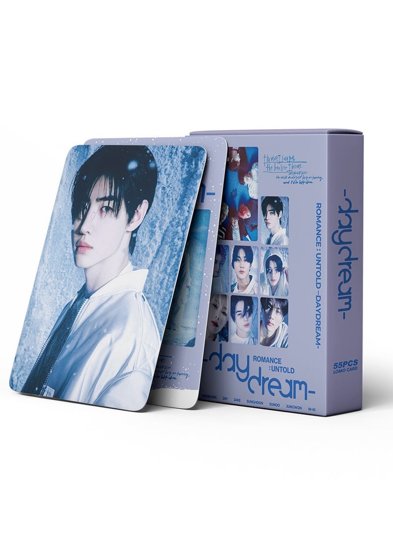 NIBEMINENT 55 Pcs Kpop Enhypen ROMANCE:UNTOLD-daydream Lomo Cards Card For Fans Collection Gifts - Image 3