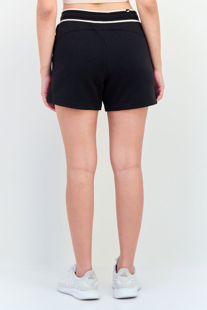 PUMA Women Brand Logo Training Squad Shorts, Black - Image 3