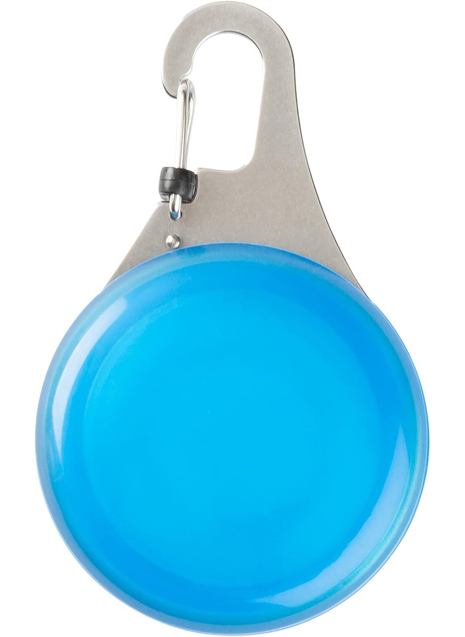NiteIze - Nite IZE Wearabout Clippable Tracker Holder Apple AirTag Holder with Locking Carabiner Locate Keys Luggage and More Blue - Image 1