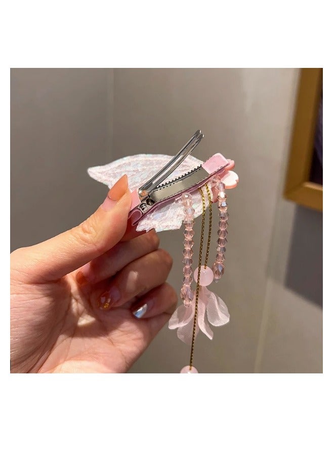 قطعة الرأس بأجنحة القوس مع هامش -عرض ملحقات النساء/الفتيات - Image 2