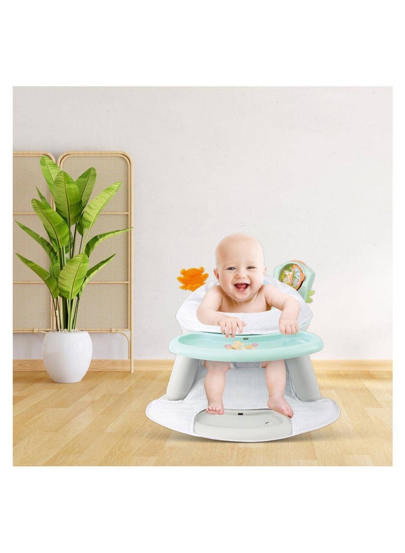 Factory Price 2 in 1 Baby Feeding Seat with Piano Activity Table – Multifunctional Safety Booster Chair for 6–36 Months - Image 3
