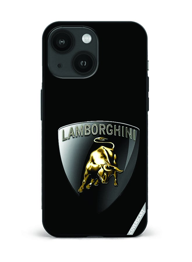 COVERSCART Protective Case Cover For Apple iPhone 13 Lamborghini Design Black