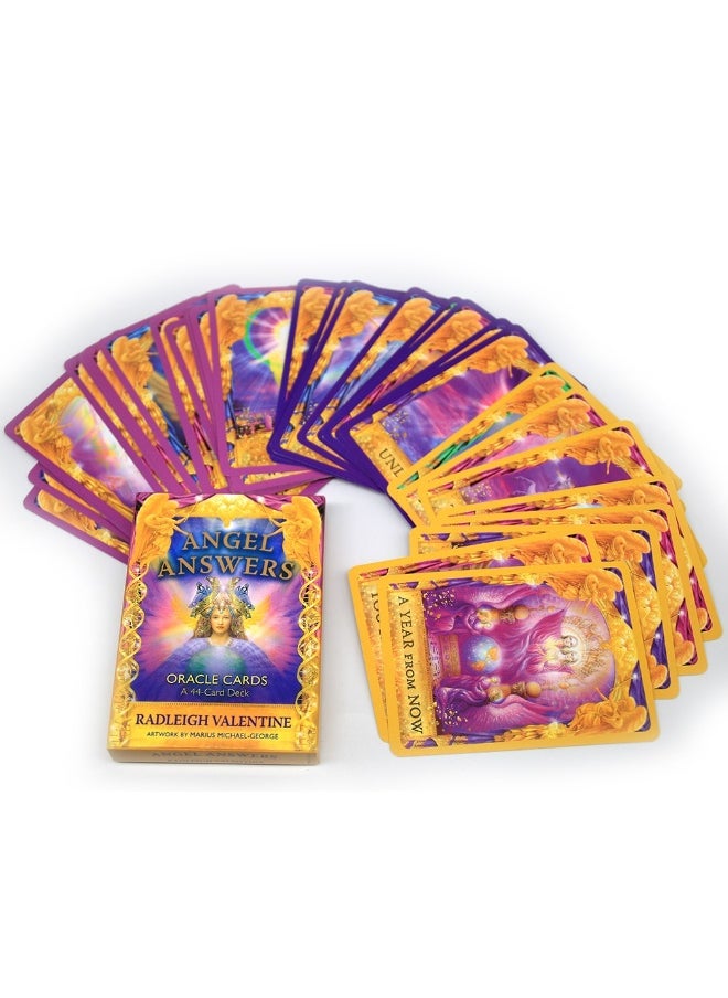 The angel responds to the oracle card