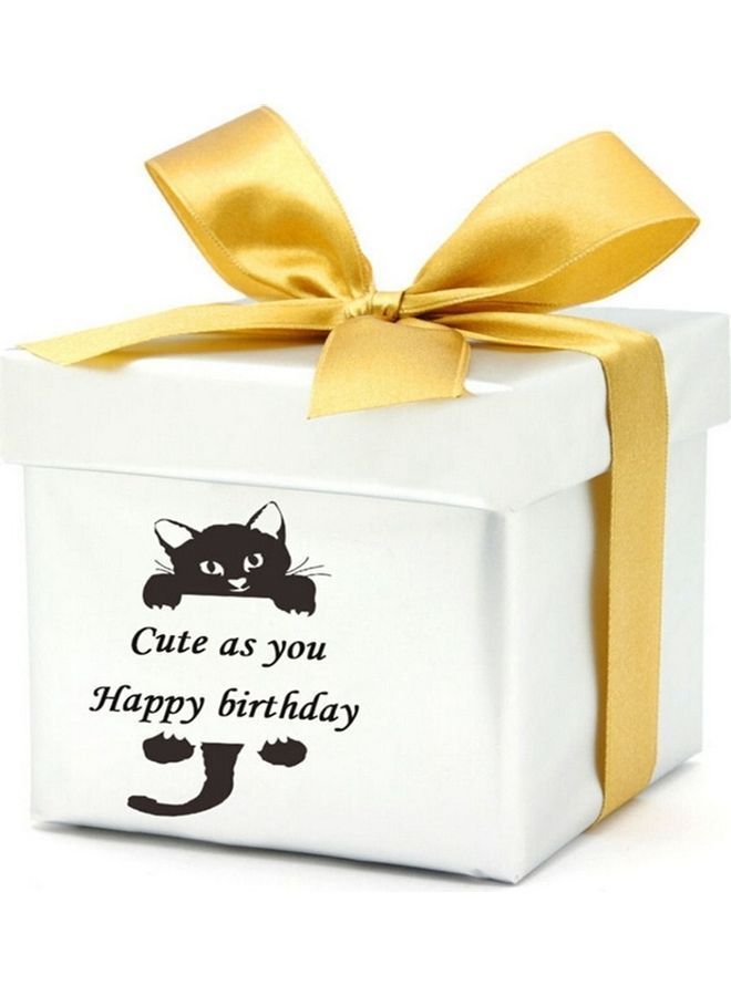 NIBEMINENT Kitten Switch Sticker On-Off Cat Black 20 x 10 1cm - Image 2