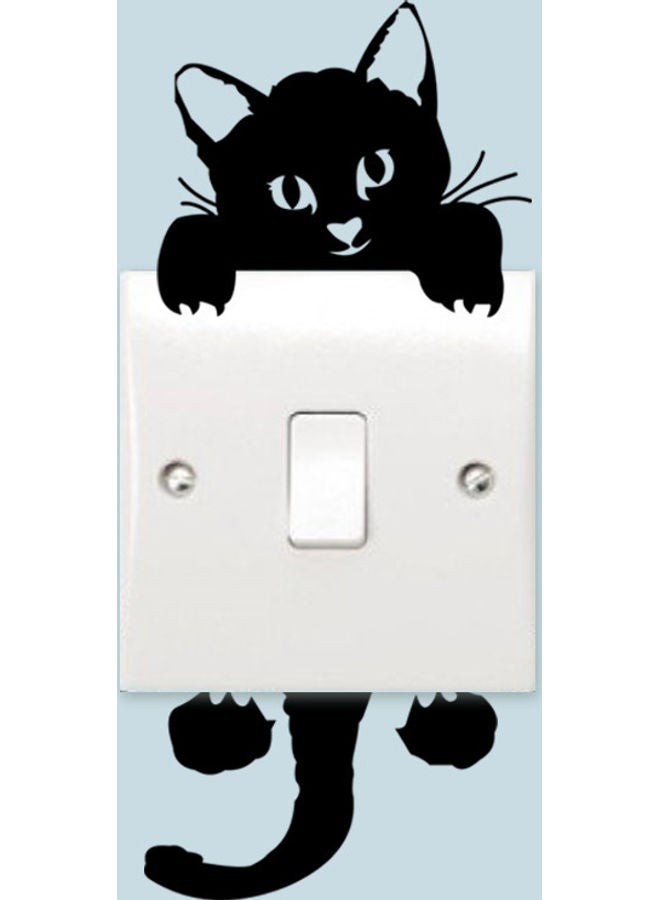 NIBEMINENT Kitten Switch Sticker On-Off Cat Black 20 x 10 1cm - Image 4