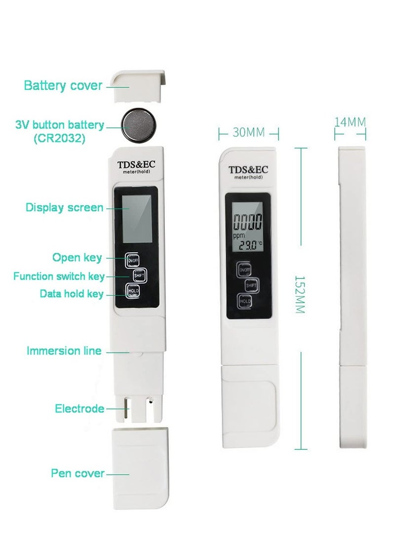 Generic Digital TDS Meter Measures Water Quality  Salinity and Impurities Battery Included  - Image 2