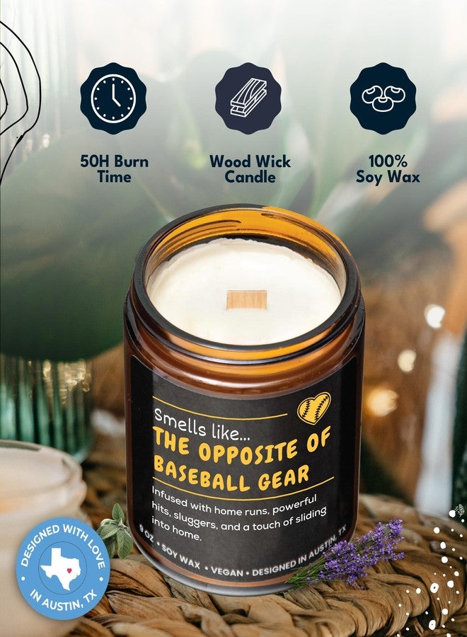 Rosa Vila Baseball Candle, Baseball Gifts for Sports Lovers & Teenagers, Sport Mom Gifts Ideas, Birthday Presents for Teens, Christmas, Gift-Ready - Image 2