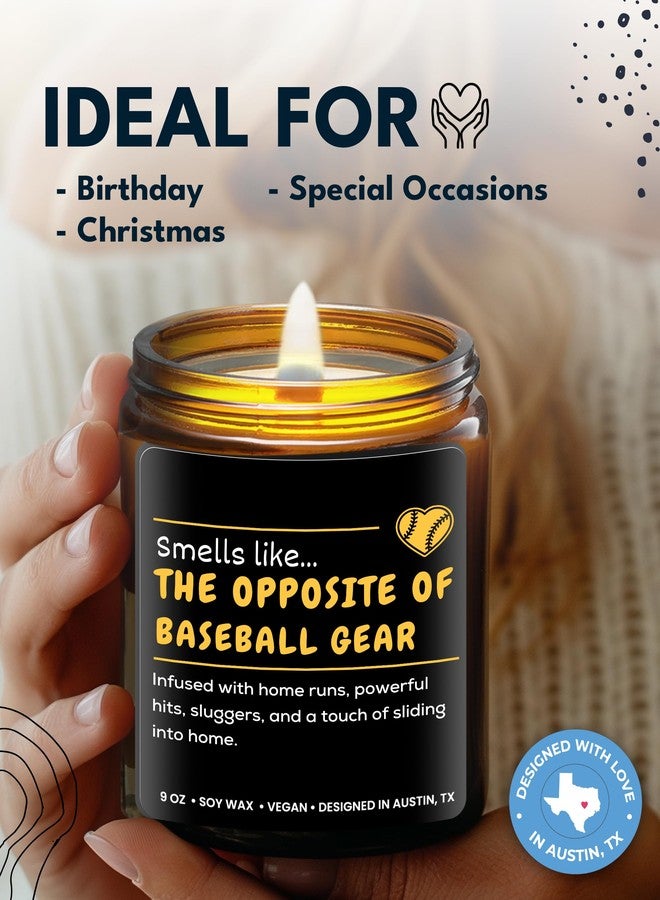 Rosa Vila Baseball Candle, Baseball Gifts for Sports Lovers & Teenagers, Sport Mom Gifts Ideas, Birthday Presents for Teens, Christmas, Gift-Ready - Image 3