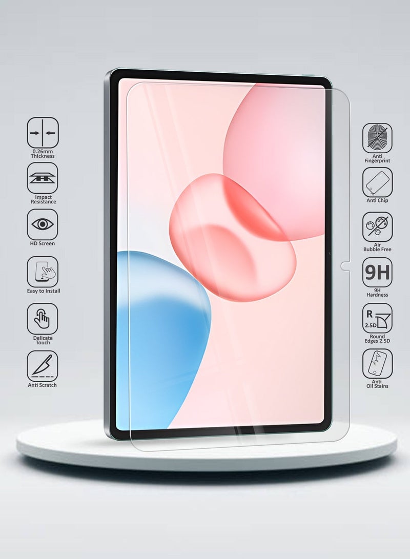 Wtech Honor Pad 10 5G 2025 (12.1 inches) 9H Ultra HD Tempered Glass Tablet Screen Protector (TSG9CN) - Clear Bundle - Image 2