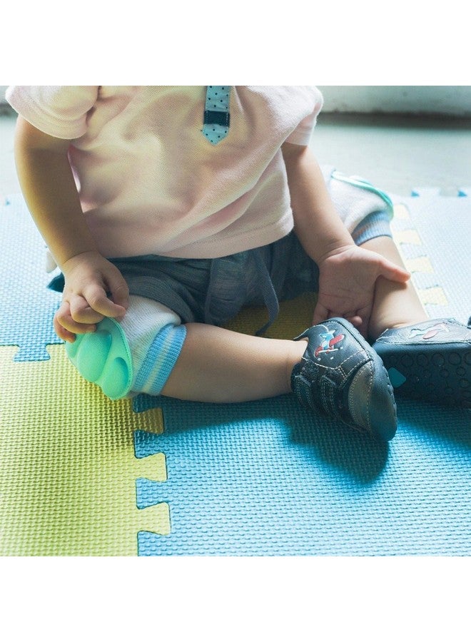 Queenland 3 Pairs Baby Knee Pads for Crawling - Adjustable Breathable Waterproof Safety Protector, Elastic Knee Elbow Pads for Babies, Toddlers, Infants, Boys, Girls, Kids, Unisex (A) - Image 4