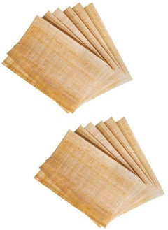 Set of 10 Plain Egyptian Papyrus Paper 12x16 Inch (30x40 cm) - Ancient Pharaonic Alphabet Paper, Papyrus for Art Projects, Scrapbooking, School, Perfect Paper for Learning History  - Image 2