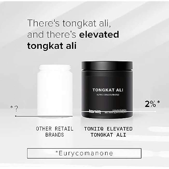 Toniiq تونغكات علي - مستخلص عالي القوة 200:1 مع 2% يوريكومانون - جذر لونغجاك قوي إضافي - مختبر من طرف ثالث - 120 كبسولة - Image 4
