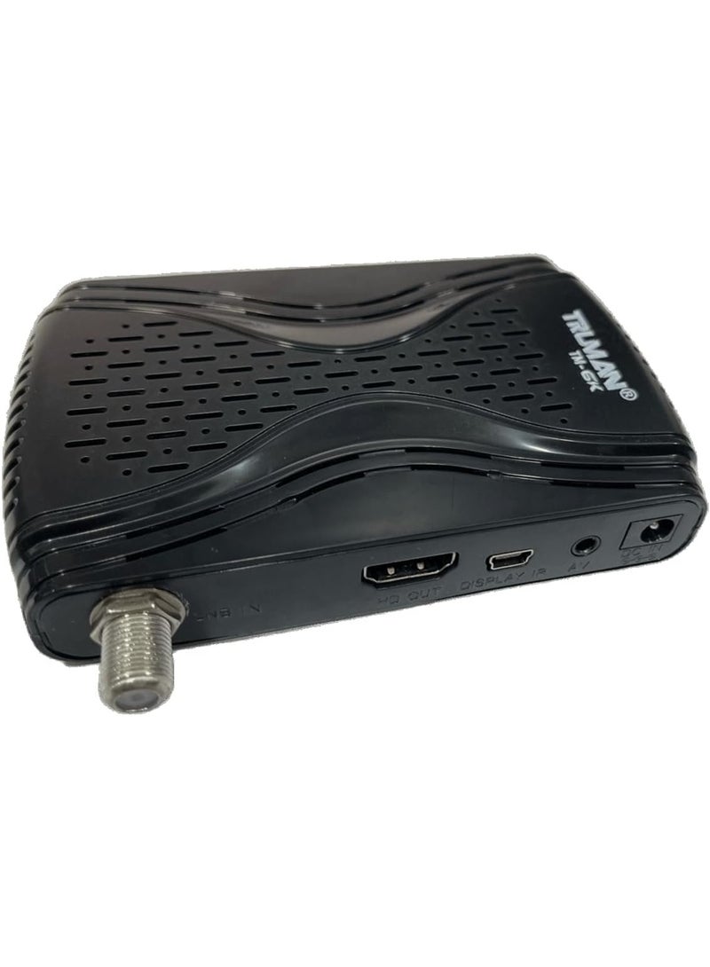 ترومان ريسيفر رقمي صغير عالي الدقة HD مع جهاز ريموت كنترول، موديل (TM-6K) - Image 2