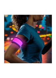 1-Piece Glowing Bracelets,Sport LED Wristbands Adjustable Running Warnning Light for Runners Joggers Cyclists Bike,Random Colour - pzsku/ZEB354CFCCED1440256B7Z/45/_/1671934119/15442f67-a5ac-4e3c-8edf-2e28b80301d1