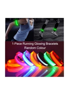 1-Piece Glowing Bracelets,Sport LED Wristbands Adjustable Running Warnning Light for Runners Joggers Cyclists Bike,Random Colour - pzsku/ZEB354CFCCED1440256B7Z/45/_/1671934119/4d508cb3-e0e8-42ed-b999-07765d0175c2