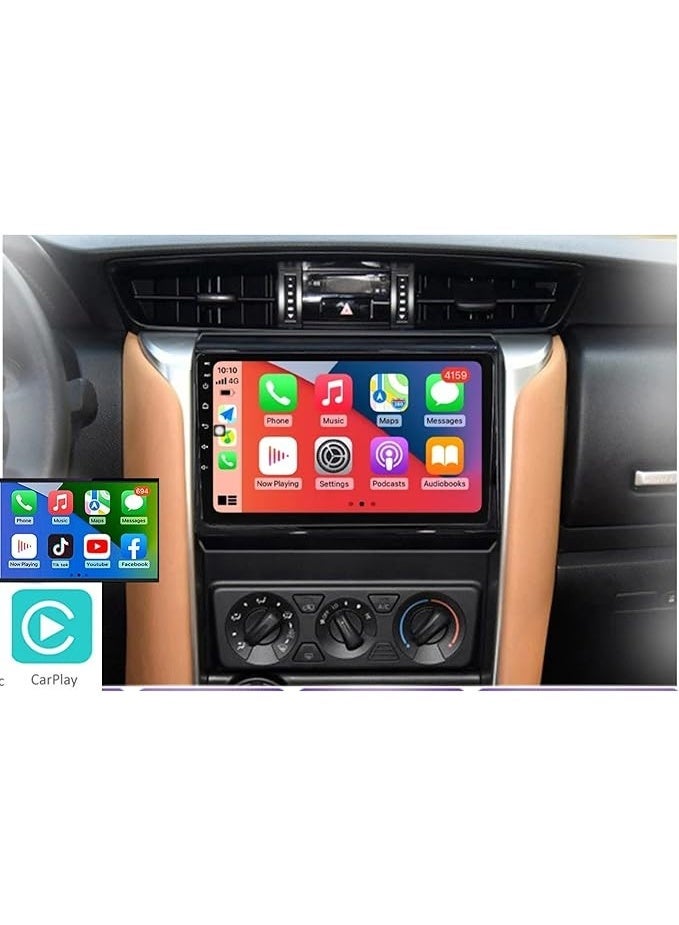 9-Inch Android Touch Screen Car Radio with Frame for Toyota Fortuner (2016 - 2024) | Wireless Apple CarPlay & Android Auto - 2 Years Warranty - Image 2