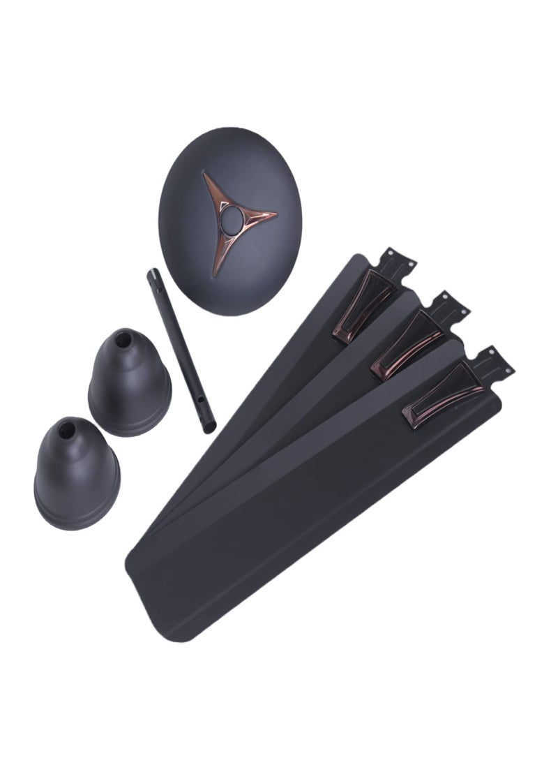 ESKON ESKON Ceiling Fan Ultra HighSpeed400 RPM 50Hz Frequency and 240A 1200 mm 3 Blade STAERSMOKEBROWN  - Image 3
