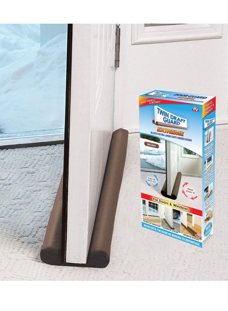 Twin Draft Guard - Energy Saving Under Door Draft Stopper - Image 4
