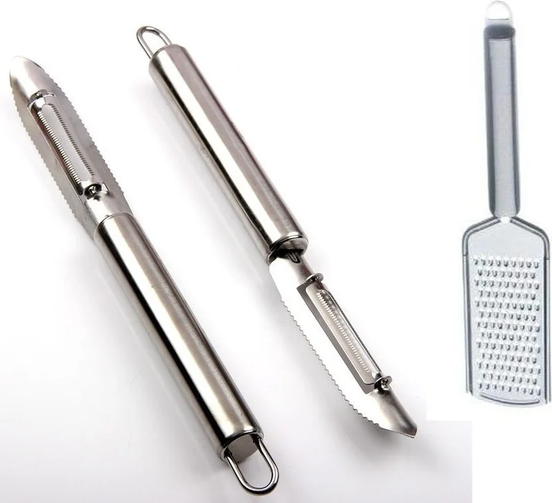 Rennway Peeler and Grater Set of 2 Stainless Steel Inox