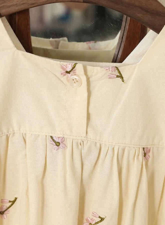 Take Two Take Two Girls Floral Embroidery Dress