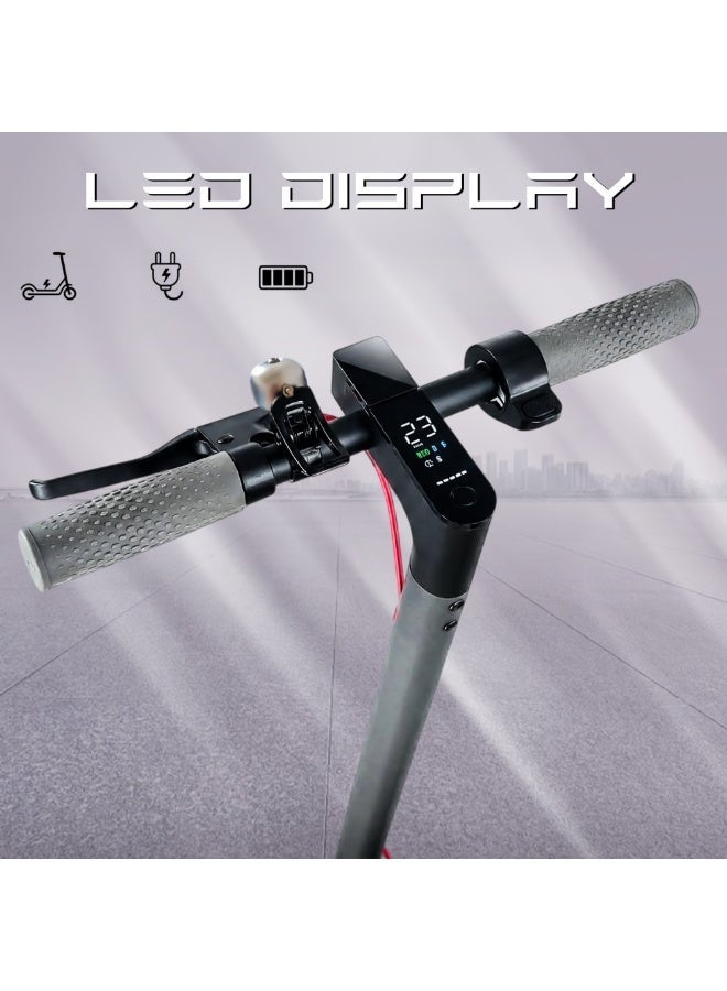 Leaders Electric Scooter 350W Motor 36V Lithium Battery 30km Range 30kmh Top Speed 8.5 Inch Tires Aluminum Frame Grey Color App Control - Image 2