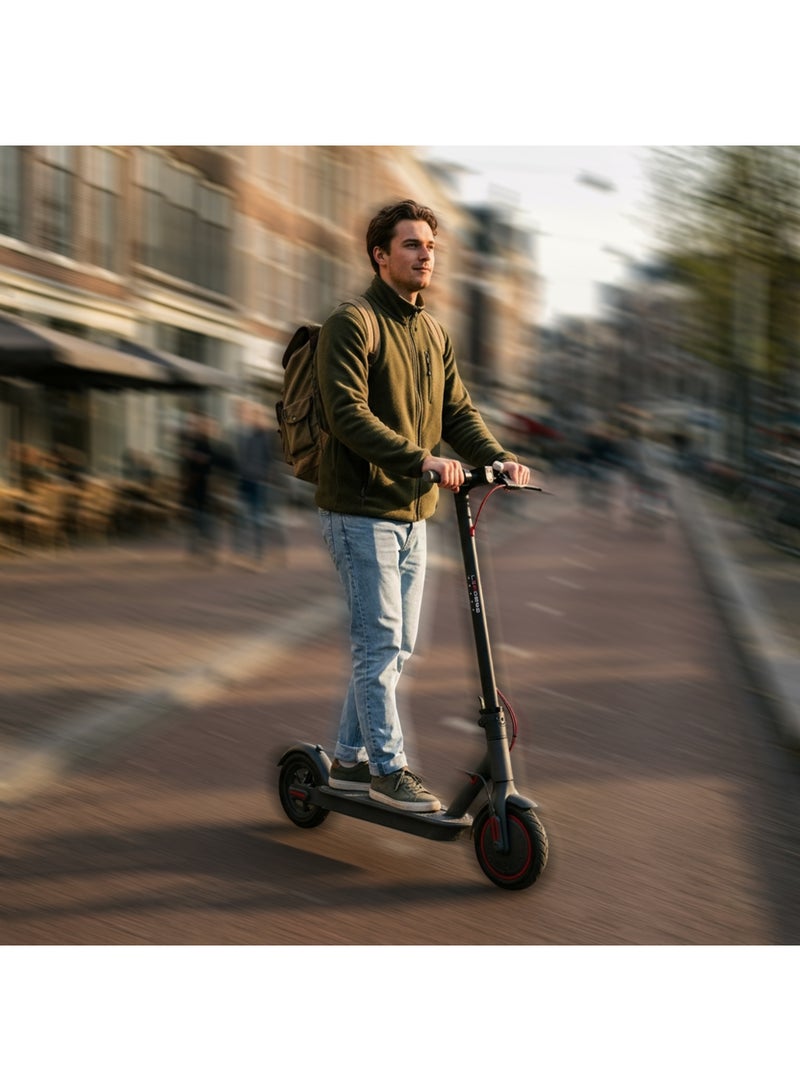 Leaders Electric Scooter 350W Motor 36V Lithium Battery 30km Range 30kmh Top Speed 8.5 Inch Tires Aluminum Frame Grey Color App Control - Image 4