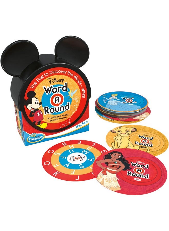 ThinkFun Think Fun Disney WordARound: Read The Word Around The Card Trivia Game for 10+ - Image 1