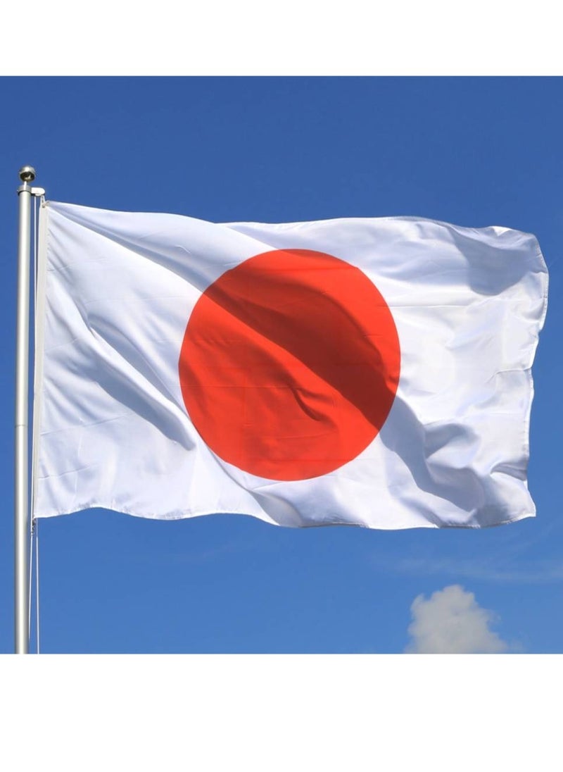 Vitacelli JAPAN Flag National Day Durable Long Lasting For Outdoor And Indoor Use For Building Home And Car Decoration 150X90CM  - Image 2